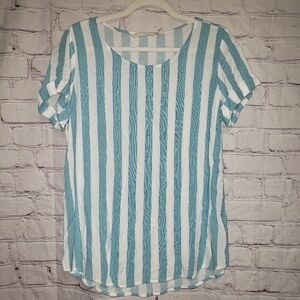 🧡𝅺SOFT Surroundings Striped Blouse